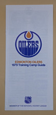 1979 Edmonton Oilers INAUGURAL 1st NHL Hockey Training Camp Media Guide