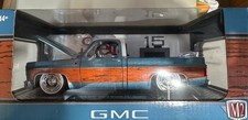 M2 Machines GMC 1976 Sierra Grande 15 - Custom 1:24 Diecast Car - Blue