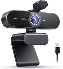 EMEET C60E 4K Webcam für Streaming & Gaming,...