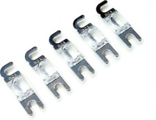 Knukonceptz Mini-Anl MIDI/AFS Nickel Silver Plated Fuses 80A - 5 Pack
