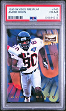 1995 Skybox Premium Andre Rison #145 PSA 6 EX MINT (RARE: Total PSA pop is: 1)