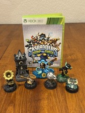 Skylanders Swap Force Xbox 360 Game Lot With 8 Figures Swappable Tested Working