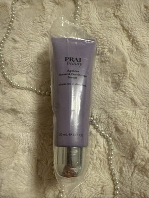 PRAI Ageless Throat & Decolletage Serum Super Size 4 Fl Oz 120 ML  2pack