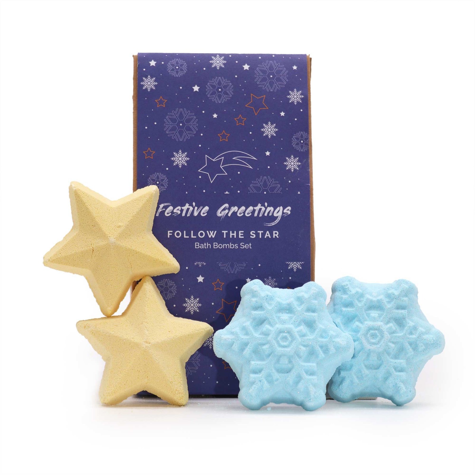 Kdmd Unisex Multicolor Follow The Star Christmas Bath Bomb Gift Pack - Image 2