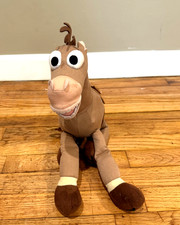 Vtg Authentic Disney Store Toy Story Bullseye Horse Soft Plush Stuffed Animal