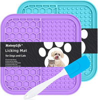 Mateeylife Schleckmatte Hund, 2 StüCk Leckmatte Hund, Schleckmatte Katze, Bpa-Fr