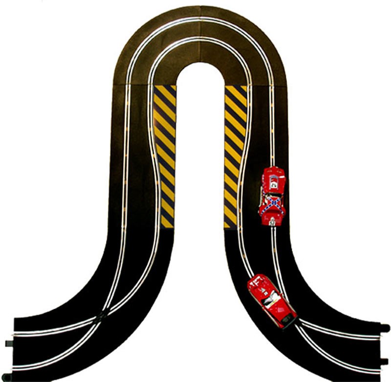 SCALEXTRIC Sport Track C9012J Hairpin Curve and Side Swipes Extension Kit