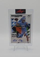 2023 Leaf Signature Series - Drake Maye #ba-dm1 Street Art Pattern 1/1 (au, Rc)
