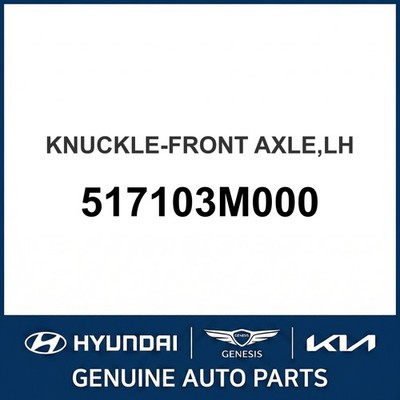 2008-2014 Hyundai Genesis Achsschenkel - Vorderachse OEM Neu 517103M000