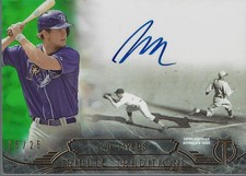 2014 Topps Tribute Tribute Traditions Autographs Green #TTWM Wil Myers Auto /25