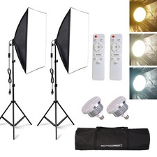 Softbox Photography Lighting Kit,19.7"X27.5" Professional Continuous Lighting...