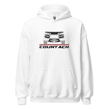 Premium Hoodie For Lamborghini Countach Car Fans Christmas Gift