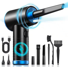 Cordless Compressed Air Duster - Rechargeable 7500Mah 91000RPM Compressed Air Bl