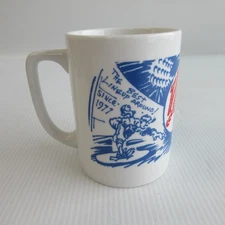 VPR Ceramic Coffee Cup Mug Vermont Public Radio NPR Baseball Theme