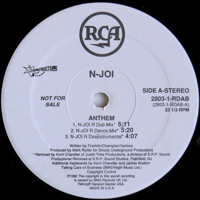 N-Joi - Anthem (12'') (Very Good Plus (VG+)) - 3982221565
