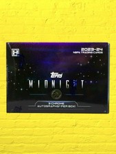 2023-24 Topps Midnight Basketball Hobby Box, 3 Autos, Victor Wembanyama Auto RC?