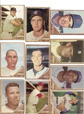 VINTAGE 60s Vintage Topps Baseball Card Lot (x10)