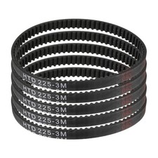 5pcs HTD-3M Rubber Timing Belt 75 Teeth 225mm Pitch Length x 6mm Width
