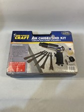 Power Craft Air Chisel Set with 5 Chisel Attachments in Carry Case – Used Twice