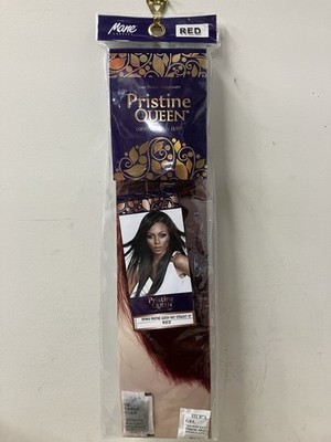 Mane Concept Prestine Queen 10  PRYW10 Yaki Straight 100% Human Hair Extension