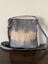 Caterina Lucchi Crossbody Shoulder Bag Tie- Dye Gray Beige Bag
