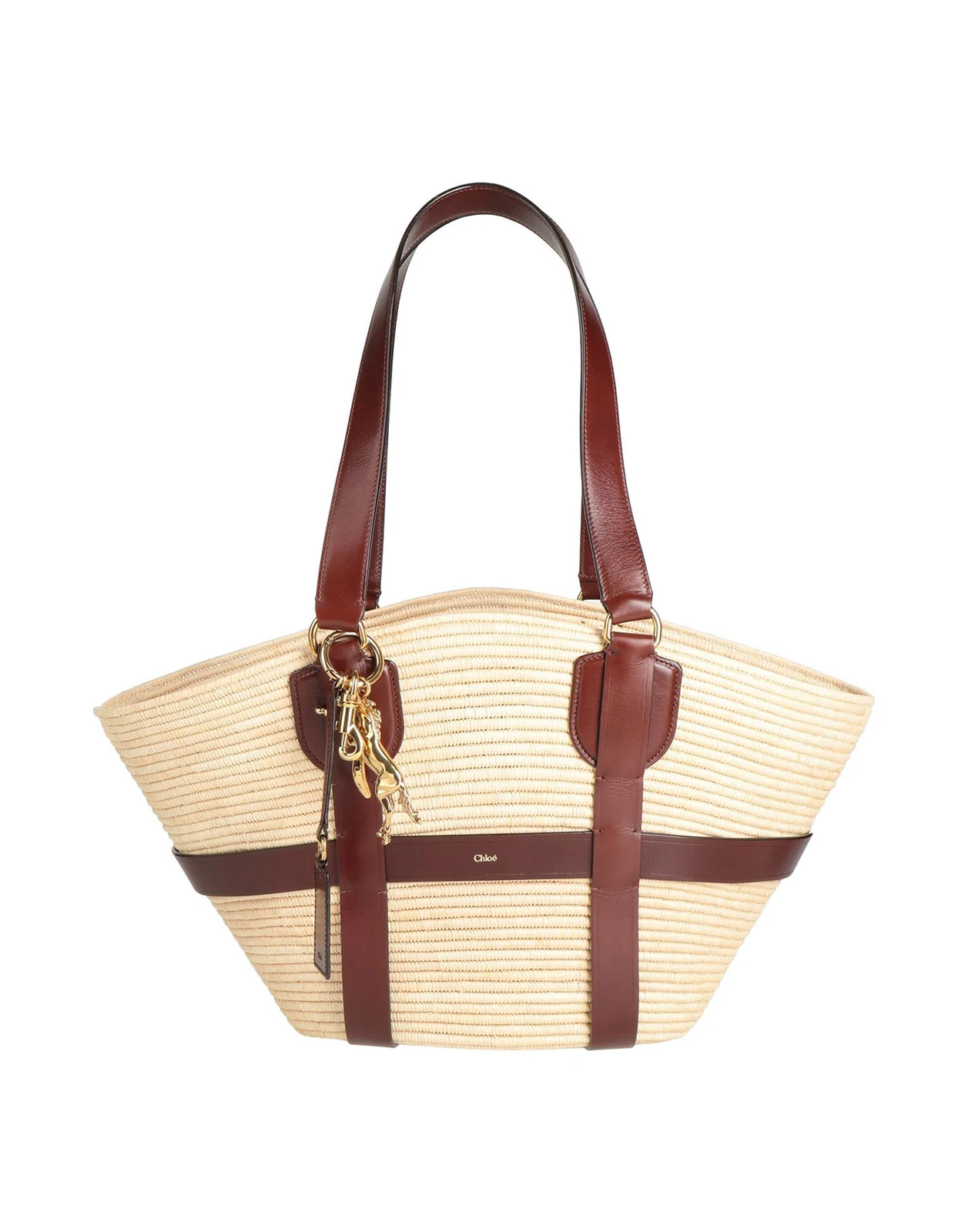 Chlo - Women - Raffia Shopper bag - Beige 317090₽