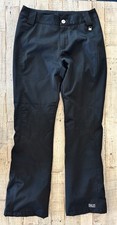 NILS Women's Black Waterproof 20k mm, Breathable 15K g Ski Hike Pant EUC Size 8