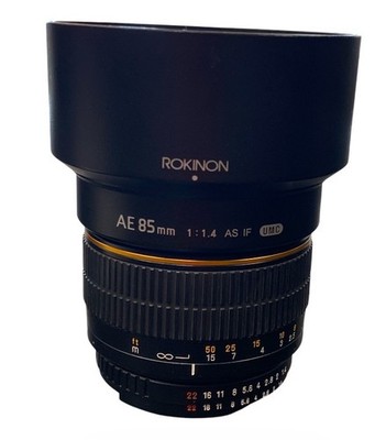 Rokinon AE 85mm f/1.4 AS IF UMC - Fits Nikon F Mount
