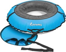 Colossal 60" Snow Tube W/ Slick Heavy-Duty Bottom Fast Sledding   Large Rubber