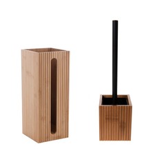 Square Oslo Brush and Holder Set