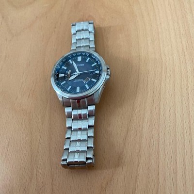 Citizen Solar Watch Mens Wristwatch Timepiece Stainless Steel Ready to Use