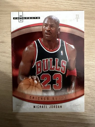 Michael Jordan 2007-08 Fleer Hot Prospects Chicago Bulls Basketball Card #23