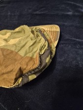 Desert Camouflage Helmet Cover w/ Visor Brim, Size 6 7/8, Militaria