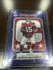 Patrick Mahomes Donruss Optics Captain In charge Purple Stars /25 SP