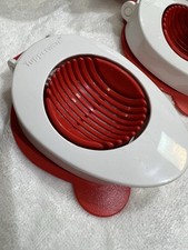 OEA- Open Box NEW Tupperware Egg Slicer Red /...