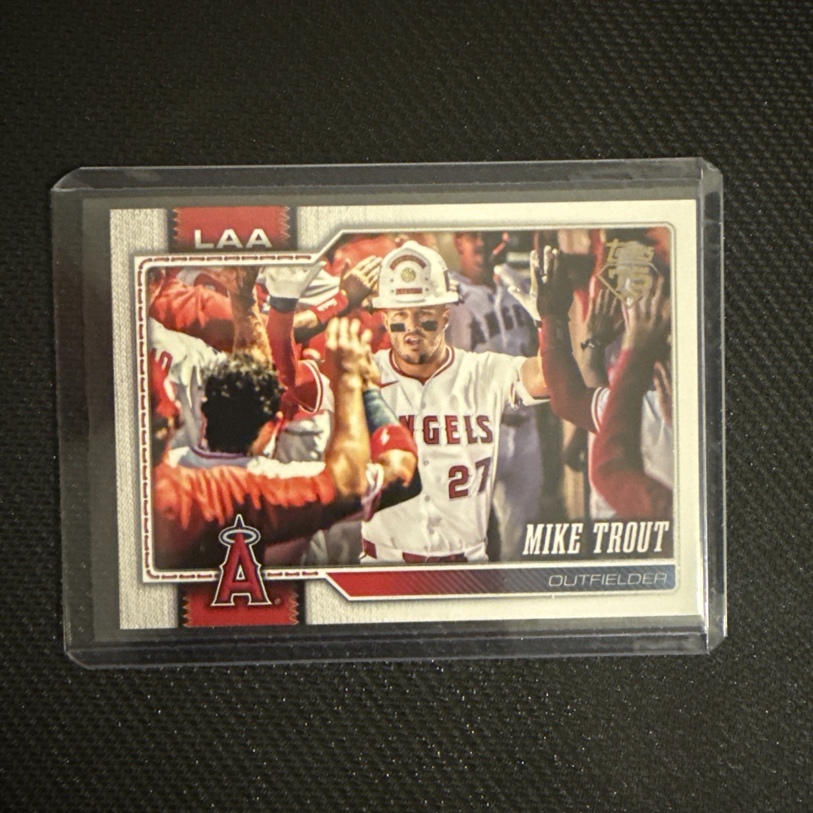 2026 Topps Series 1 Golden Mirror Image Variation SSP Mike Trout #350 LA Angels