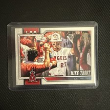 2026 Topps Series 1 Golden Mirror Image Variation SSP Mike Trout #350 LA Angels