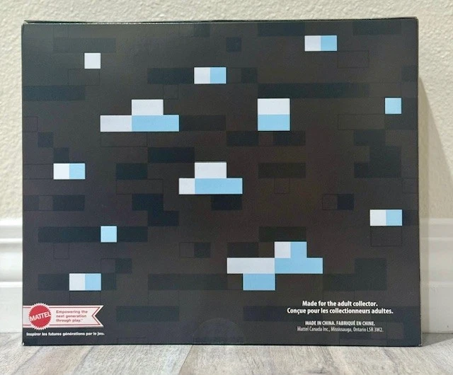 Figura Coleccionista Steve Nivel Diamante Mattel Minecraft Exclusiva SDCC 2022 NISB Foto 3 de 3