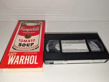 Andy Warhol - Portrait Of An Artist VHS - Home Vision - Rare Campbells Soup Art