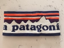Patagonia Fleece Logo Headband Ski Winter Beanie