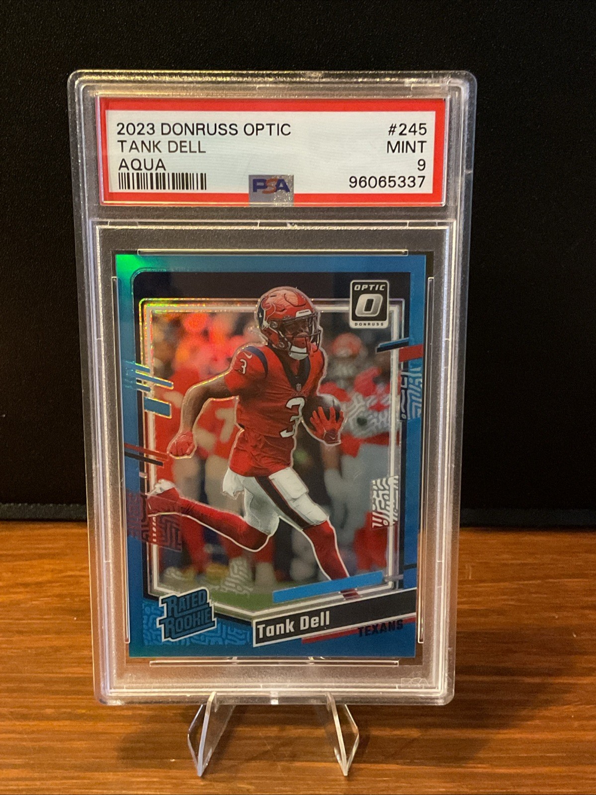 2023 Panini Donruss Optic - Rated Rookie Tank Dell #245 Aqua Prizm /299 (RC)
