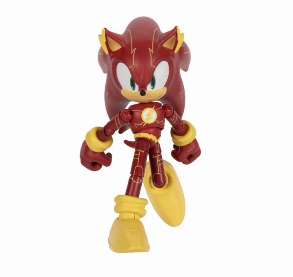 Figura de acción DC X Sonic the Hedgehog Sonic as The Flash 5" Jakks Pacific Foto 2 de 4