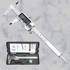 Digital Caliper Micrometer LCD Gauge Vernier Electronic Measuring Tool 6" 150mm