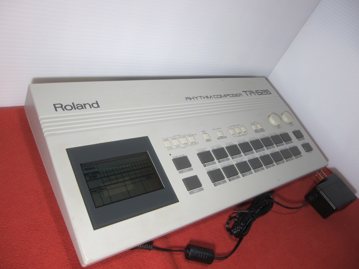 Roland TR-626 Rhythm Composer Drum Machine Very Good Tested w