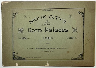#ad 1889 SIOUX CITY CORN PALACES IRISH PHOTO SOUVENIR VIEW ALBUM IOWA US 1ST ED RARE $199.99