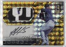 2017 Chronicles Spectra Rookie Jersey Gold /10 Antonio Senzatela #18 Auto 0dp1