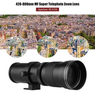 Super-Telezoom-Objektiv Mit MF-Anschluss F/8 3-16 420-800 Mm T-Bajonett