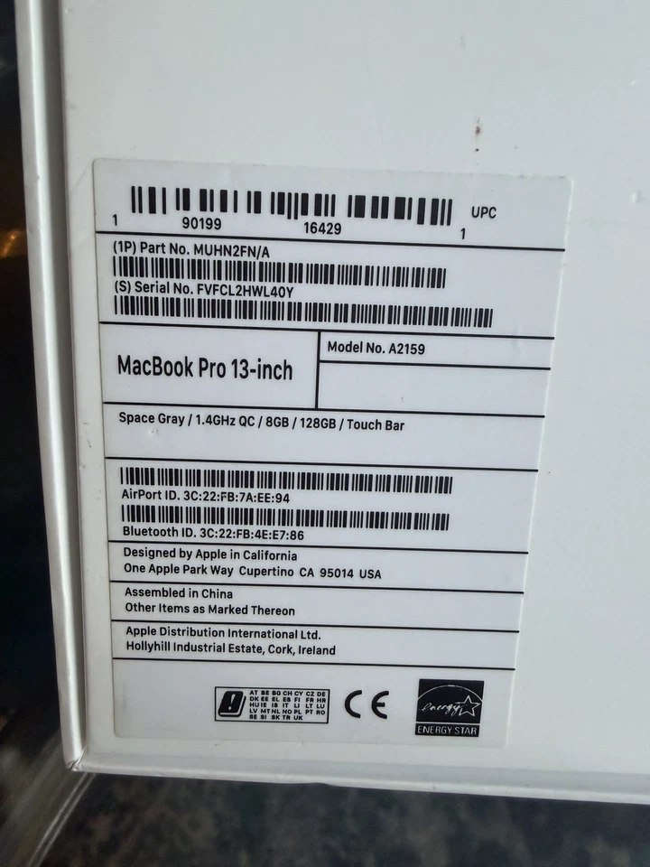 Apple MacBook Pro 13,3, photo 4 sur 5