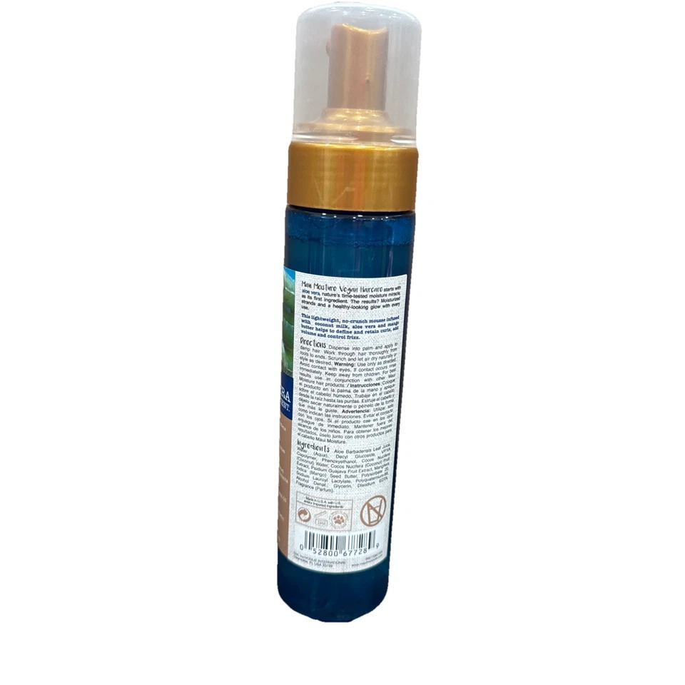 Maui Moisture Flexible Hold + Coconut Milk Curl Foam Mousse, for Curly Hair - Image 2 of 2