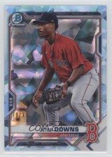 2021 Bowman Sapphire Chrome Prospects Aqua Refractor 79/99 Jeter Downs 05yt